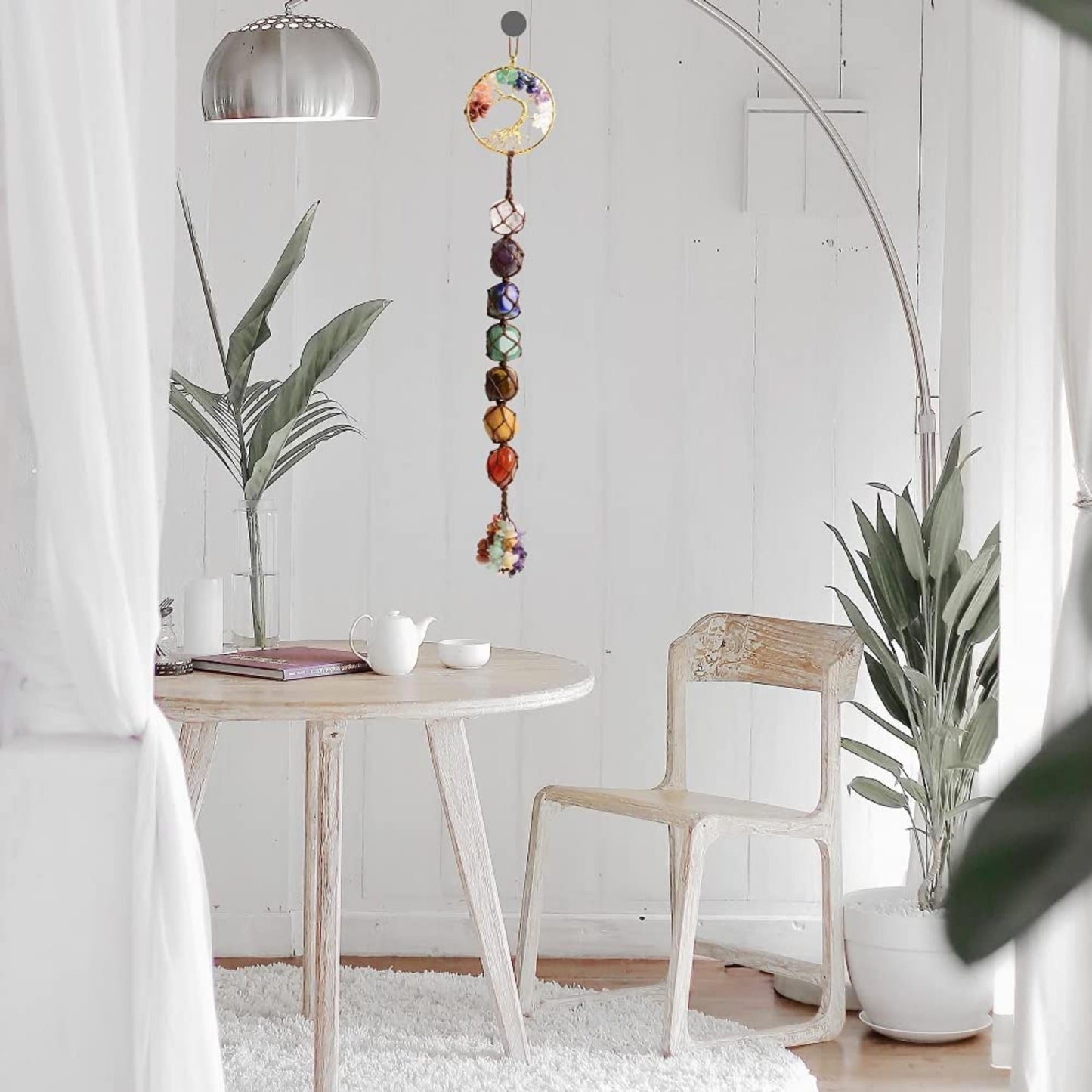 7 Chakra Tree of Life Hanging Crystals