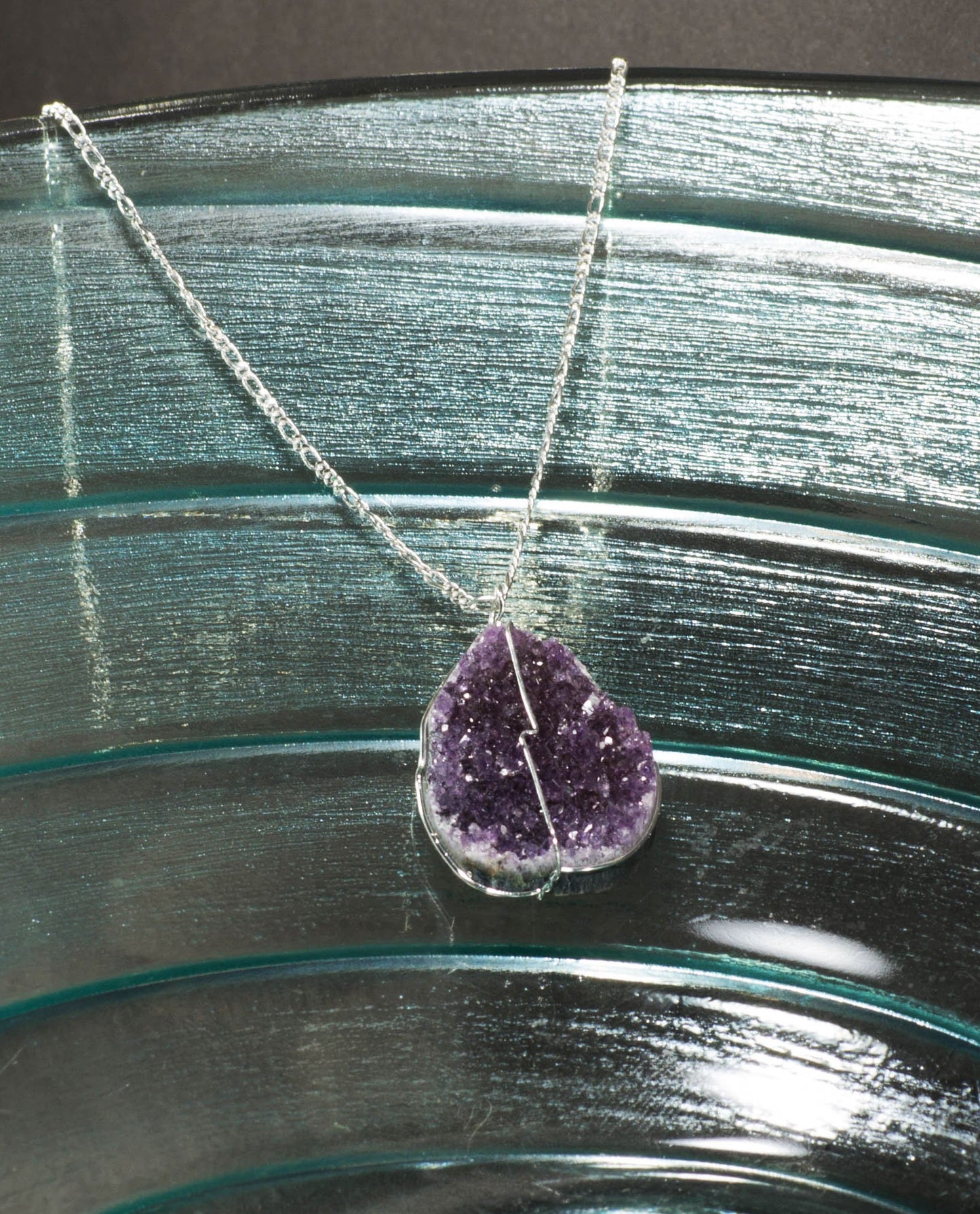 Druse Crystal Necklace