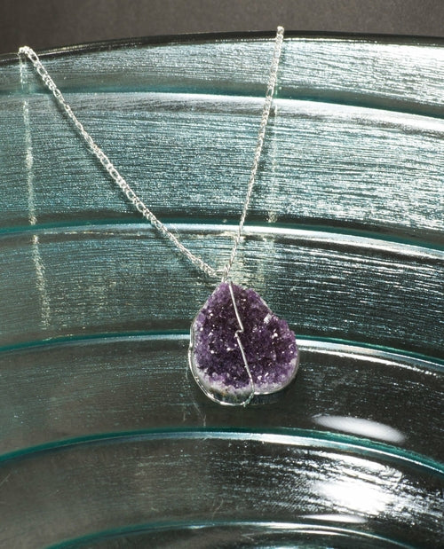 Druse Crystal Necklace