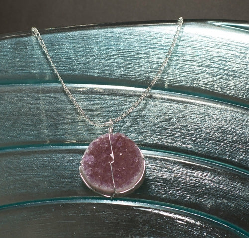 Druse Crystal Necklace