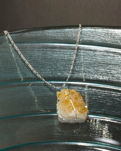 Druse Crystal Necklace