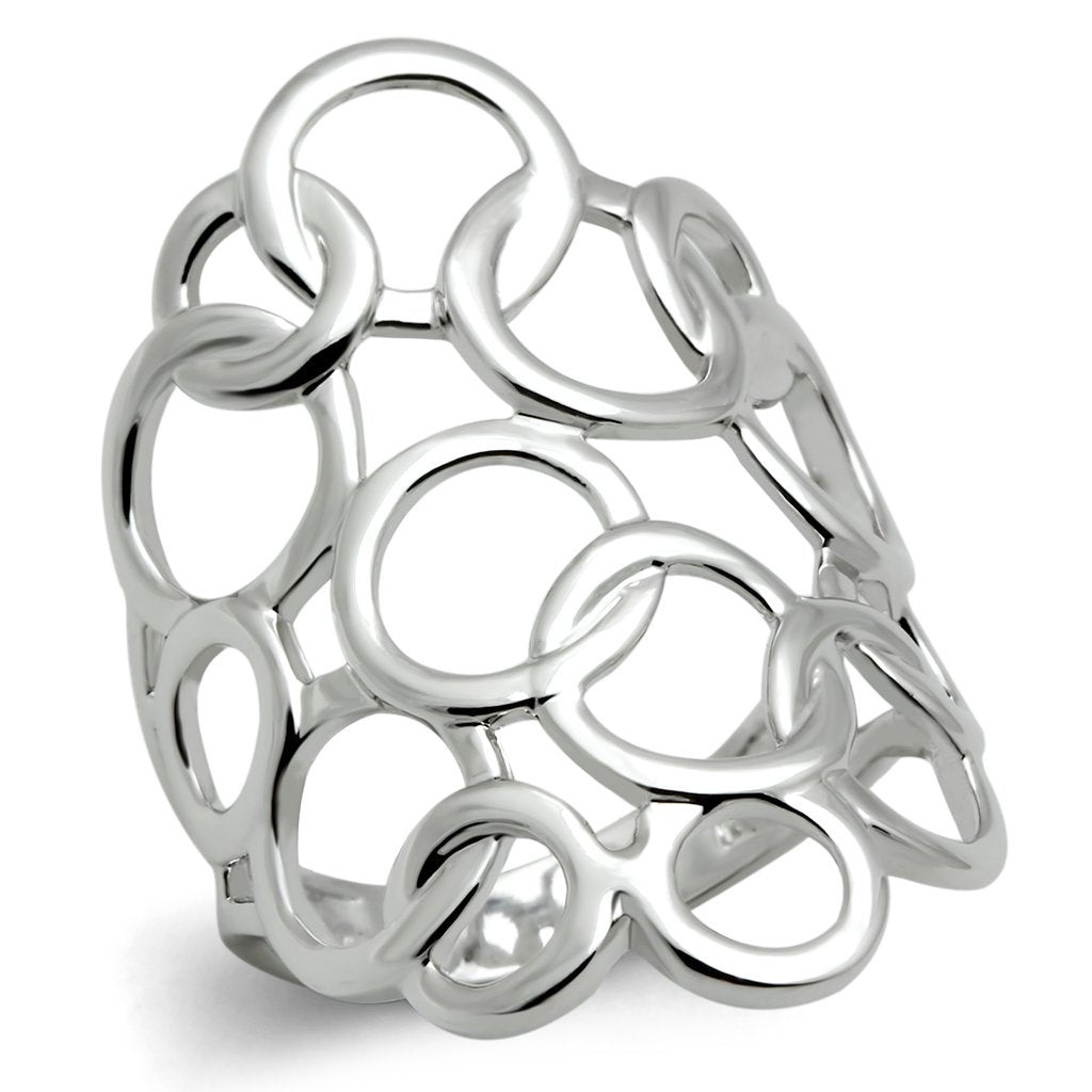 Rhodium Brass Ring