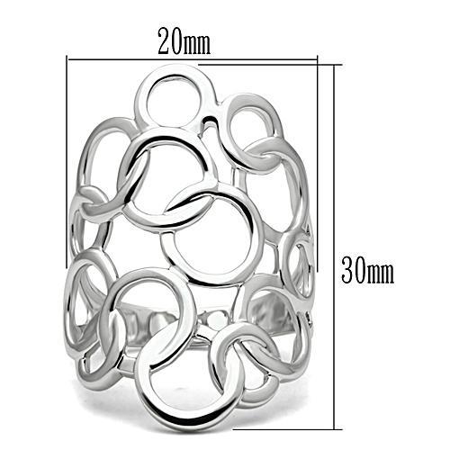 Rhodium Brass Ring