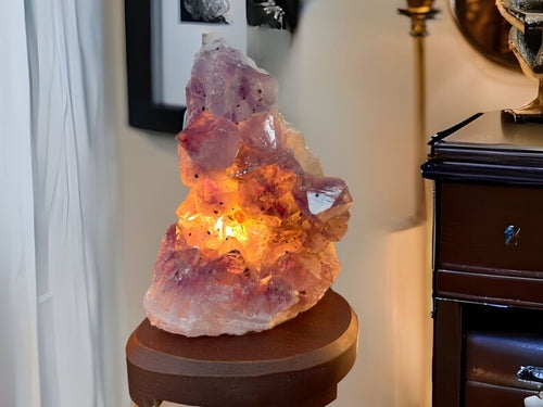 Amethyst  Lamp