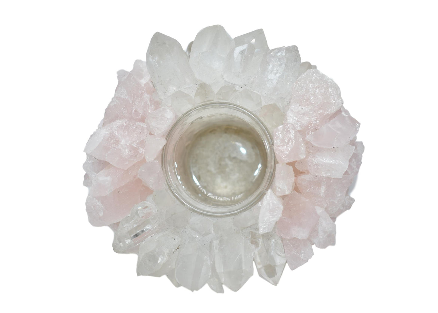 Rose Quartz or Quartz Votive