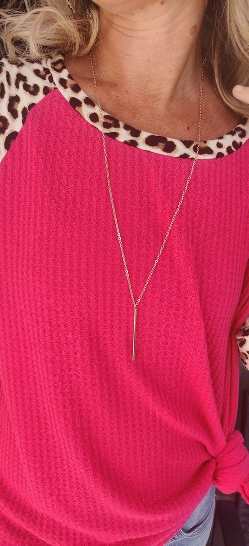 Vertical Bar Necklace
