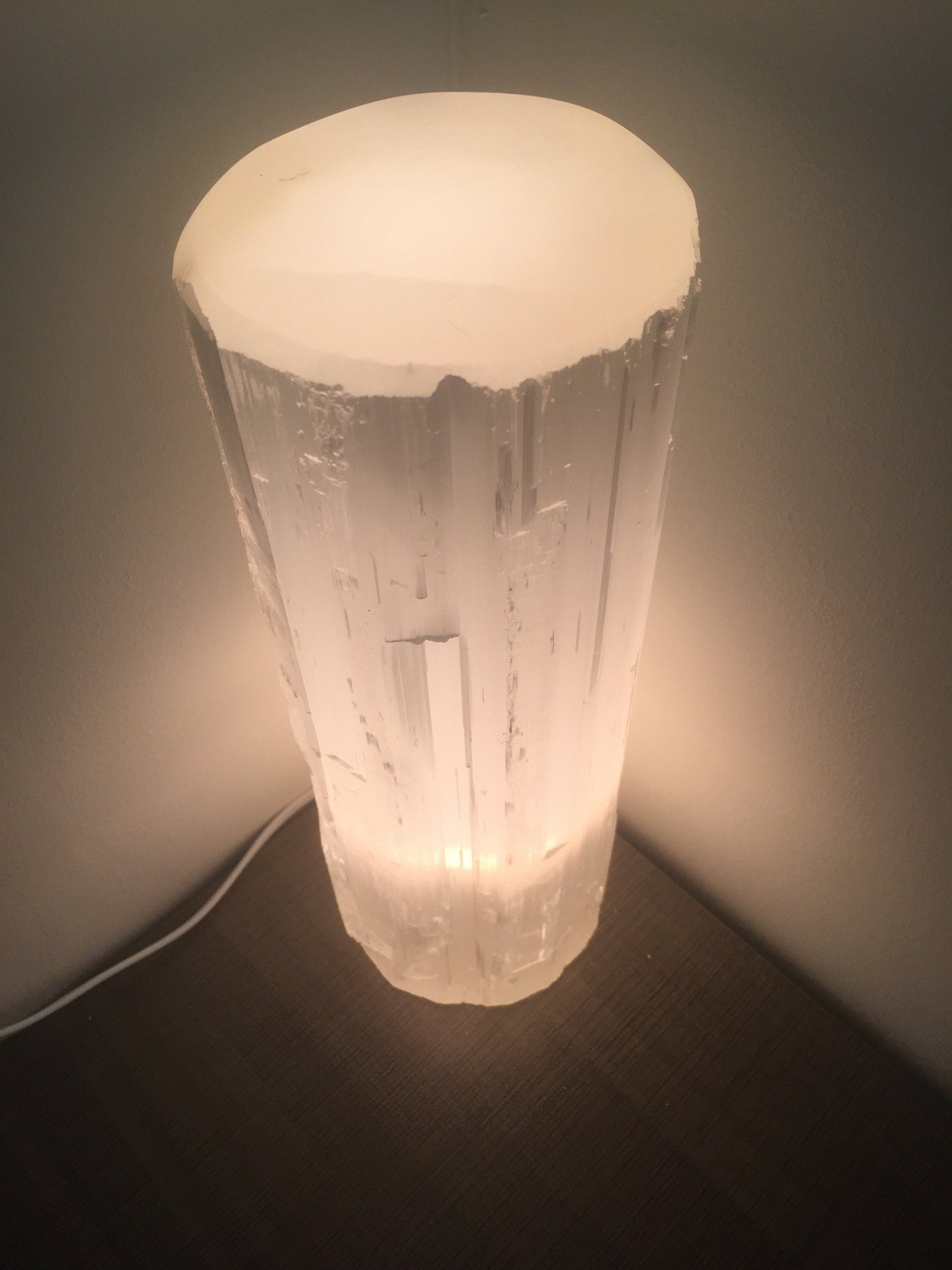 Selenite Lamp