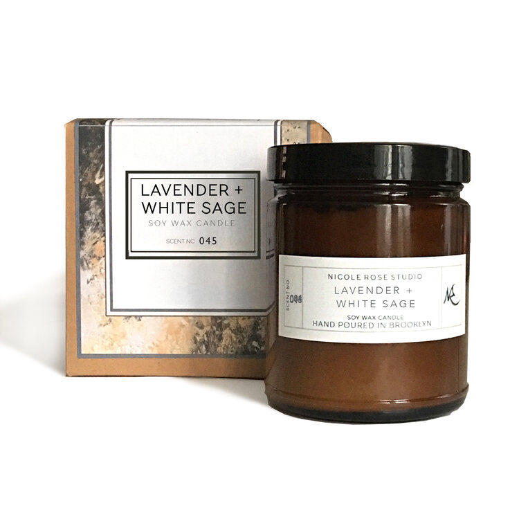 Lavender White Sage Candle