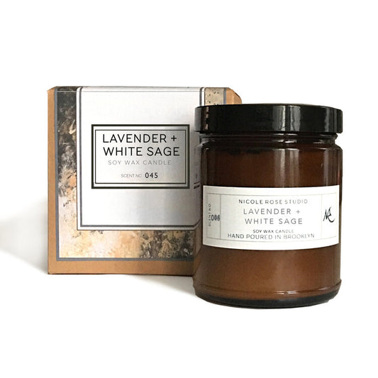 Lavender White Sage Candle