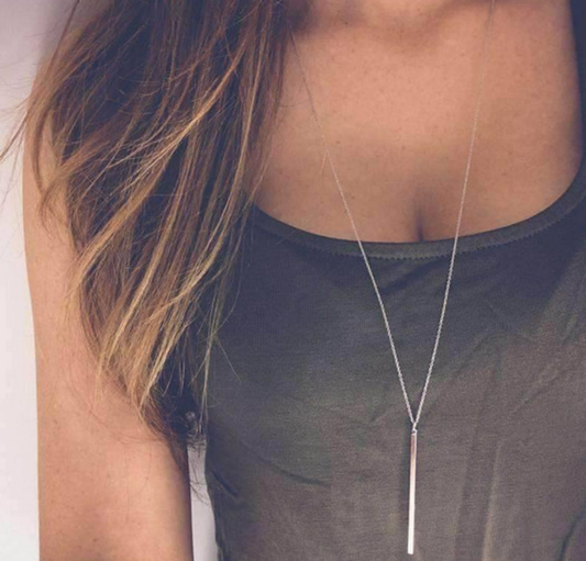 Vertical Bar Necklace