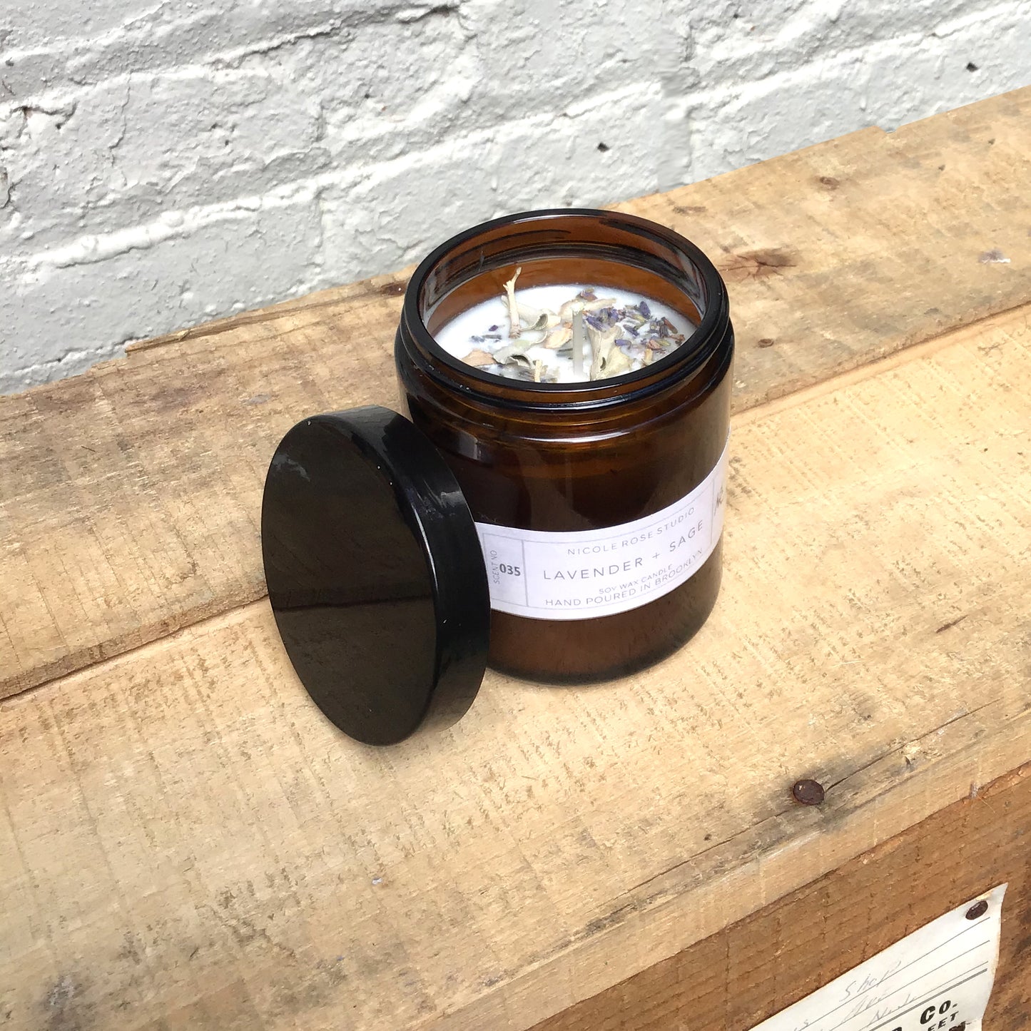 Lavender White Sage Candle