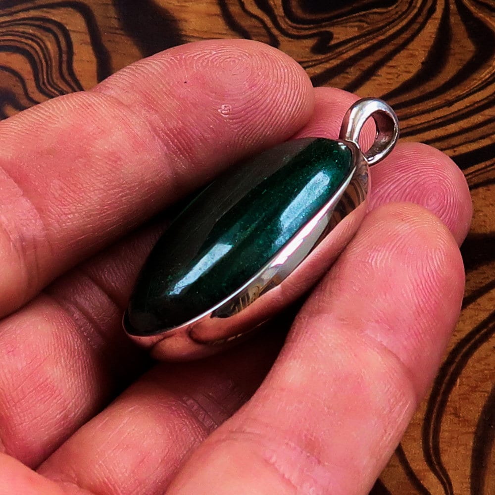 Malachite Oval Pendant