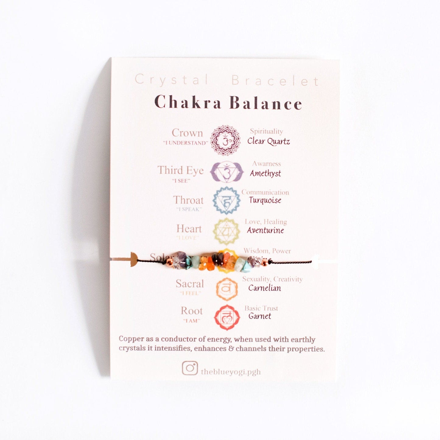 Chakra Bracelet or Anklet