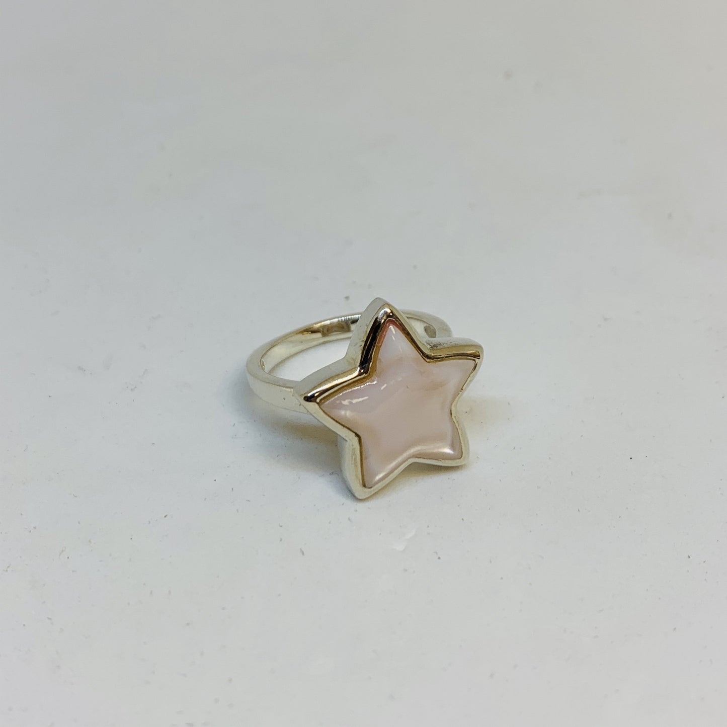 Silver Mother Of Pearl Ring