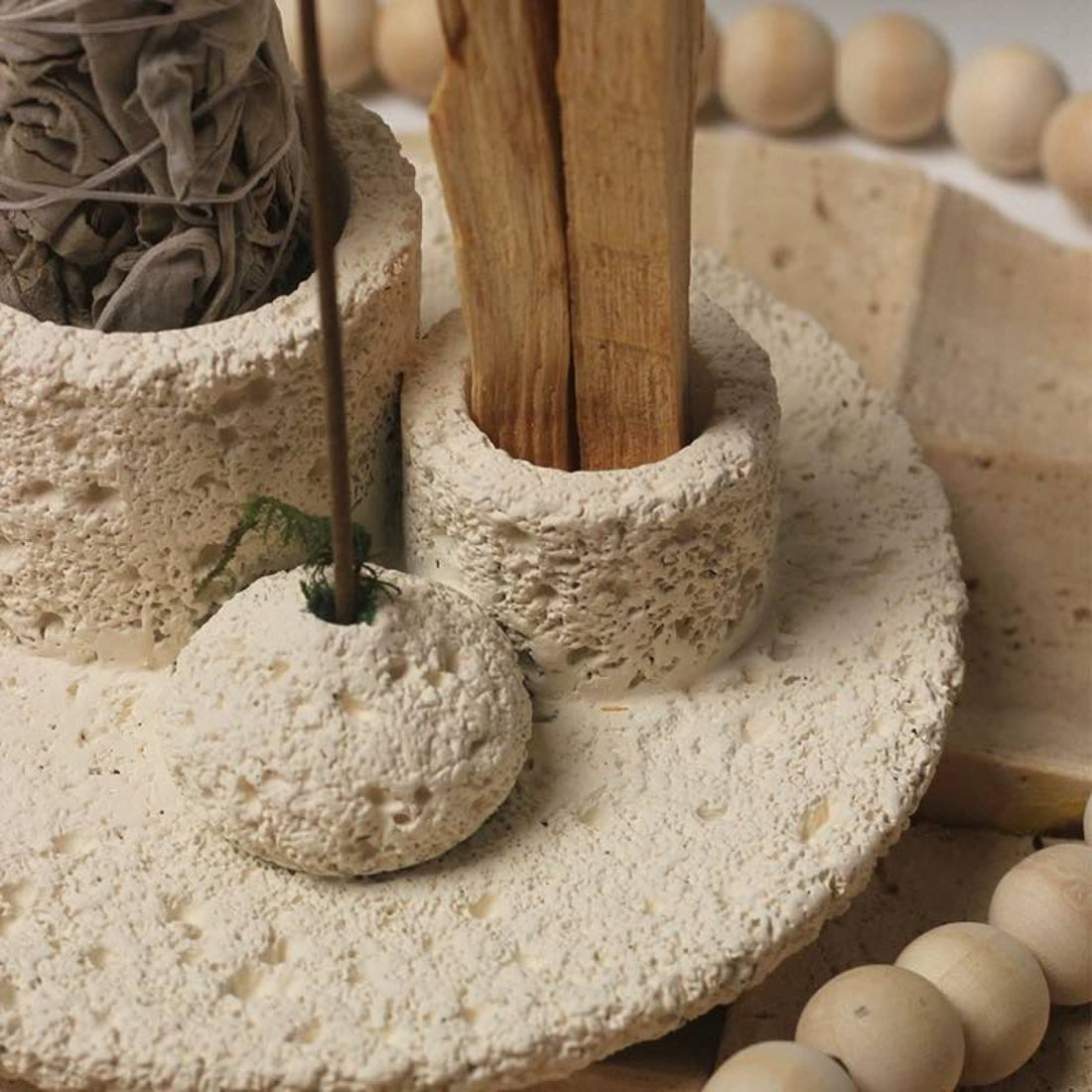 Sage, Incense and Palo Santo Burner
