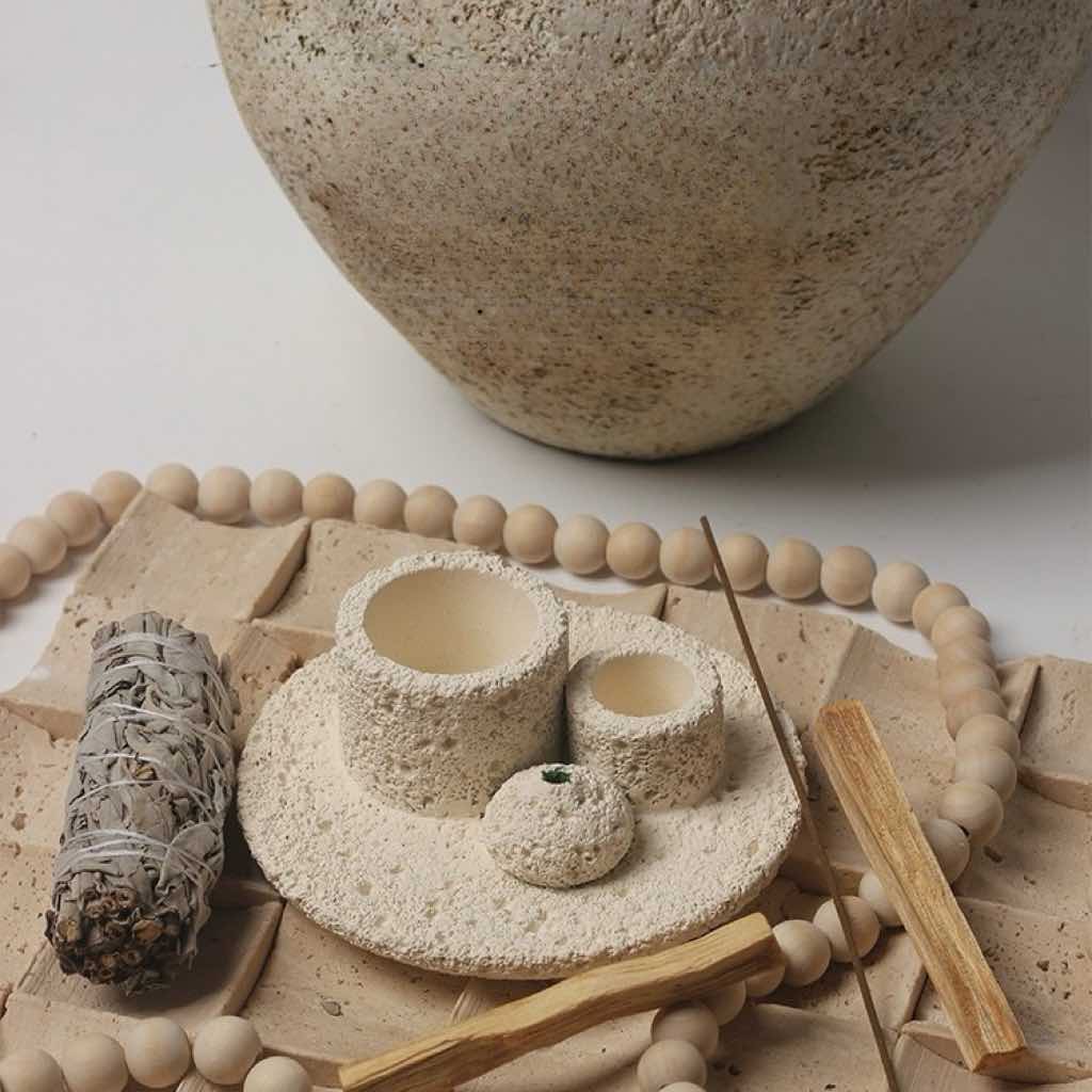Sage, Incense and Palo Santo Burner