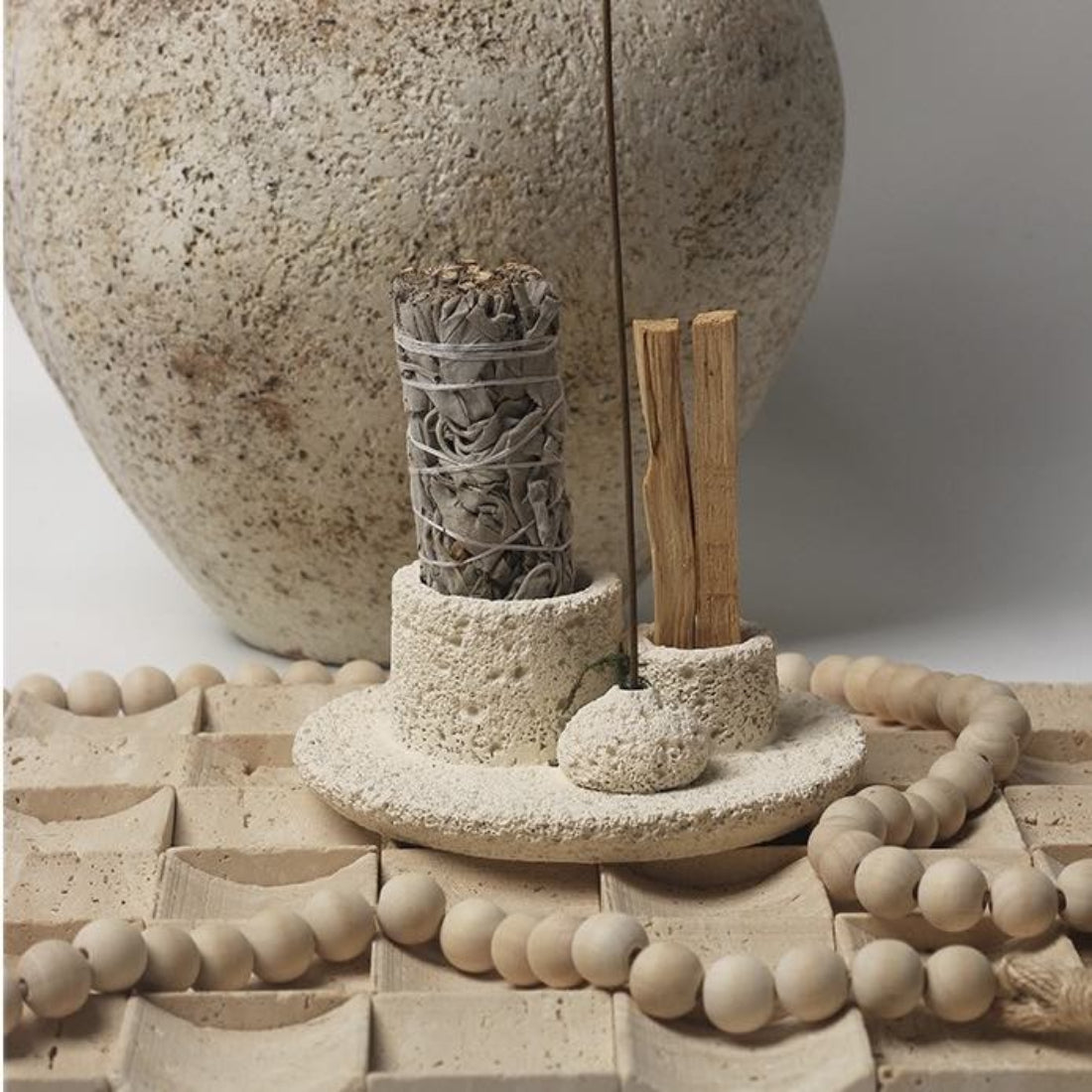 Sage, Incense and Palo Santo Burner