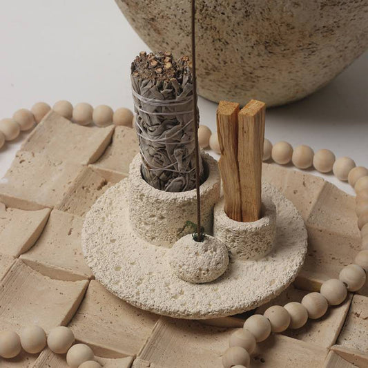Sage, Incense and Palo Santo Burner