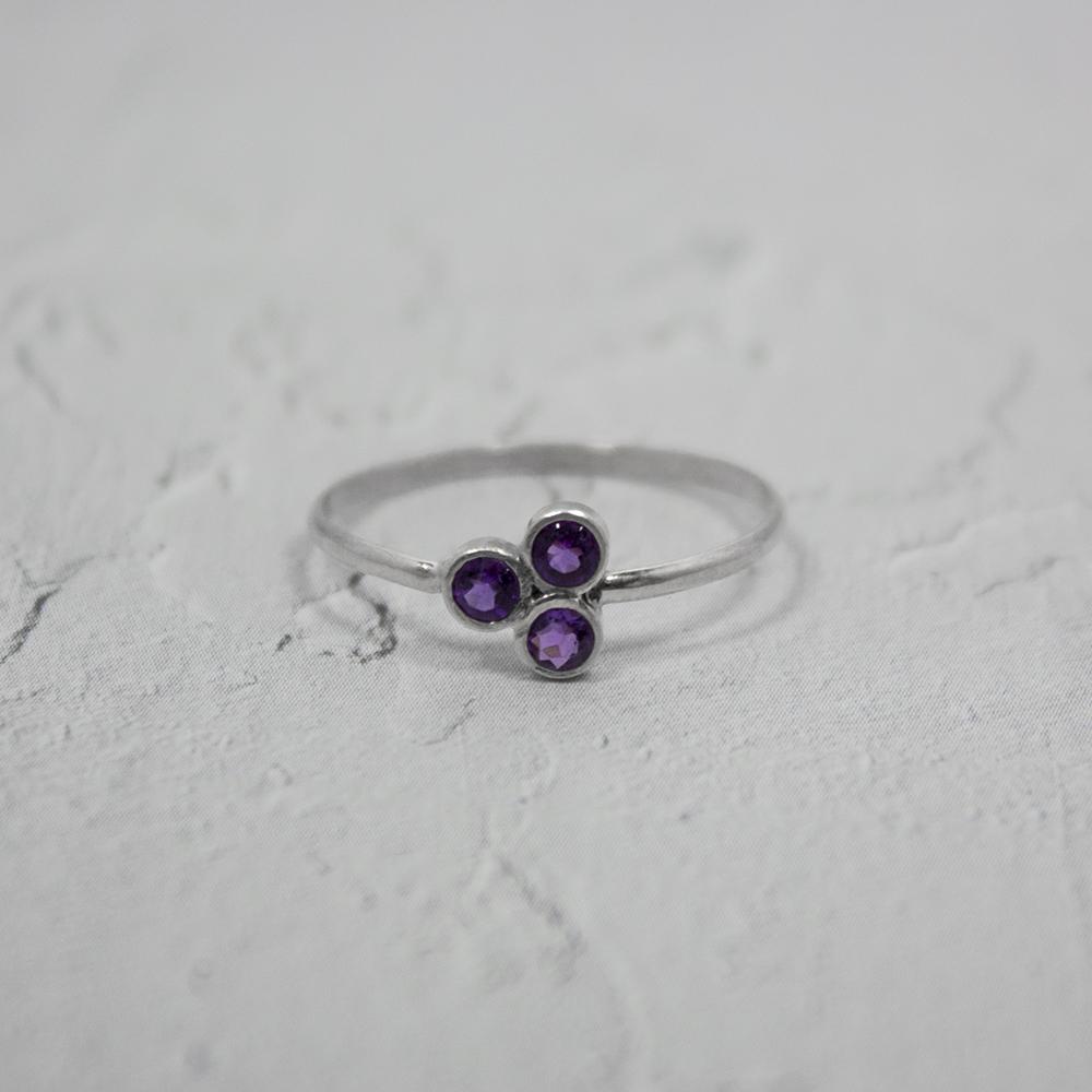 Amethyst Cluster Ring