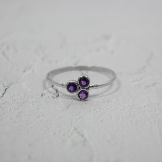 Amethyst Cluster Ring