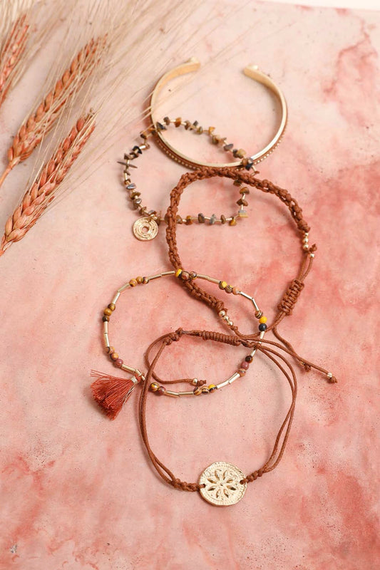 Tiger Eye Stackable Bracelets